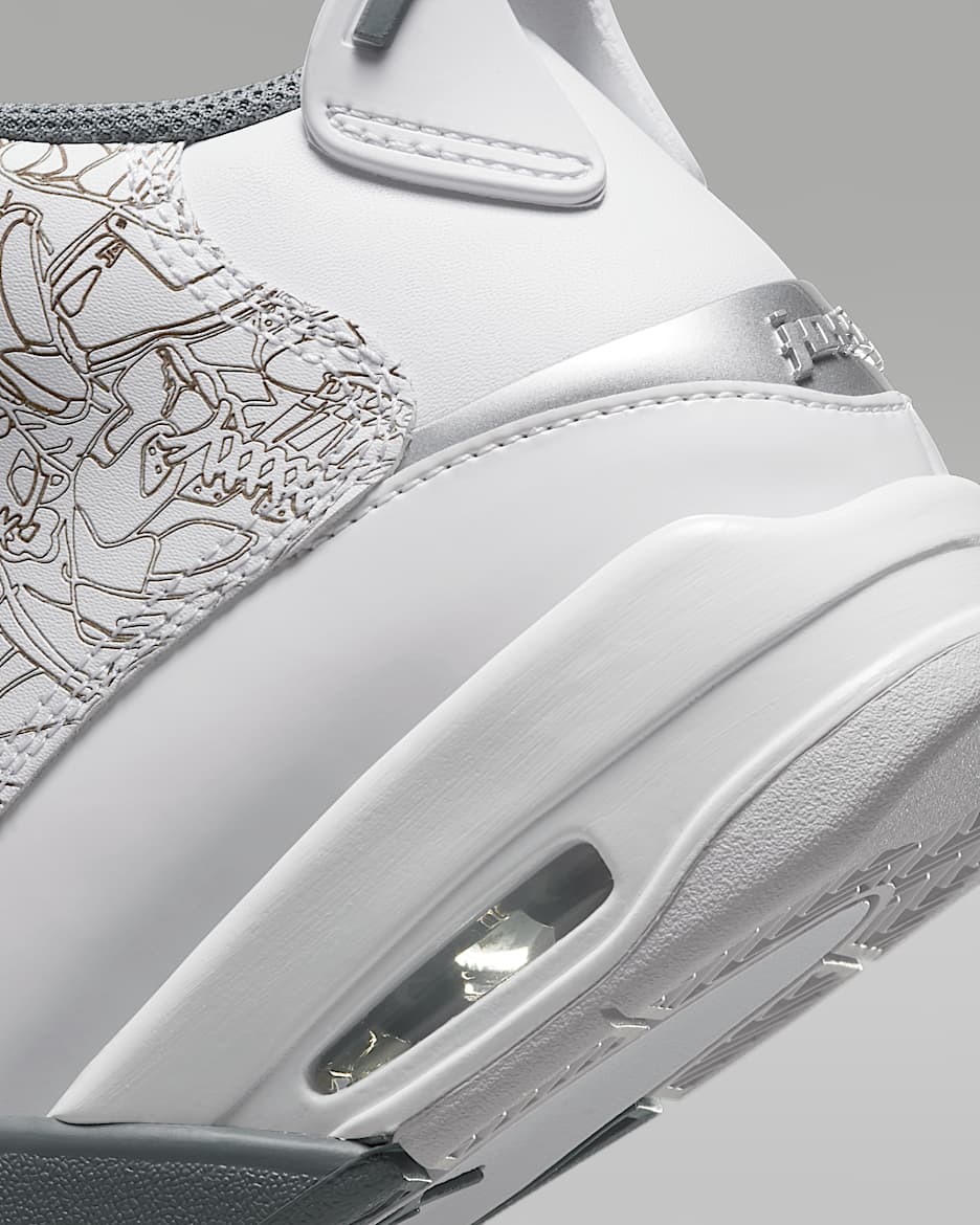 Jordan white and silver sales